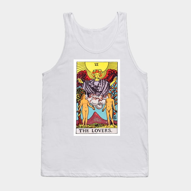 The Lovers Tarot Tank Top by Phantastique